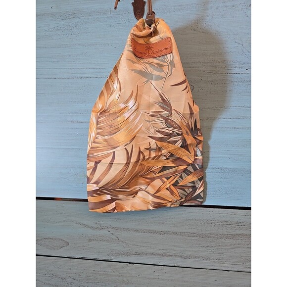 Tommy Bahama 2025 Tropical Island Palm Tree Leaves Blooms Beach Bag  Draw String - Picture 6 of 6